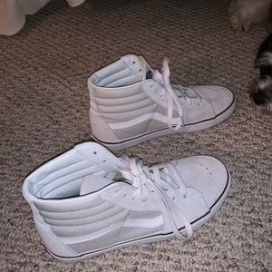 Mint green suede vans